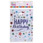 Stars Happy Birthday Foil Party Bags