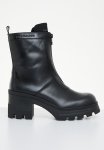 Calvin Klein Chunky Heeled Boot W zip - Black