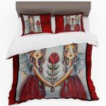 Rose Angels Duvet Cover Set