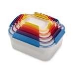 Joseph Joseph Nest Lock Multi-size 5PC Food Container Set - Multicolour