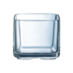 Arc Mekkano Square Dessert Bowl 75MM Clear Tempered Set Of 6