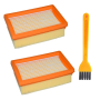 2PCS Filters For Karcher Vacuum Cleaner Replacement Parts 2 863-005 0