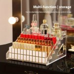 Versatile Acrylic Display Rack - 6 7 Layers For Nail Polish Fashion Glasses Essential Oils & Makeup Organizer - Clear Eyeglass C
