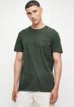 Essential Logo Emb Tee - Deep Forest Green Marl