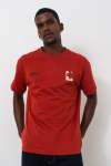 Graphic Oversized T-Shirt - XL Red