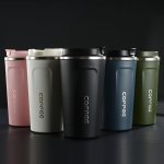 Stainless Steel Insulated Travel Mug - Large Capacity Double-walled Vacuum Flask For Coffee Tea & Soda - Shatterproof Bpa-free P