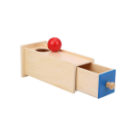 Wooden Ball Box For Baby Colorful Montessori Educational Coin Balls