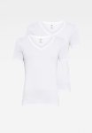 G-star Raw Base Htr R Short Sleeve 2 Pack Tee - White