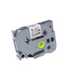 TZ141 18MM Black clear Compatible Label