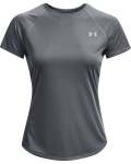 Women's Ua Speed Stride Short Sleeve - Grey Md