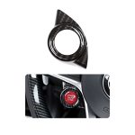 Toycidfg Car Engine Start Stop Button Frame Cover Trim Compatible With Alfa Romeo Stelvio 2017-2018 GIULIA 2016-2018 Auto Access