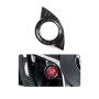 Toycidfg Car Engine Start Stop Button Frame Cover Trim Compatible With Alfa Romeo Stelvio 2017-2018/GIULIA 2016-2018 Auto Accessories Carbon Fiber Pa