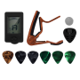 Guitar Capo Tuner Fit For Ukulele Violin Electric Bass Acoustic Guitar Wit