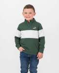 Kids Ls Quarter Zip Sweatshirt-green - 9-10 Yrs