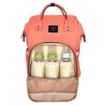 4AKID Peach Backpack Baby Diaper Bag