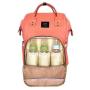 4AKID Peach Backpack Baby Diaper Bag