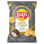 Lay's Sea Salt & Black Pepper Kettle Cooked Potato Chips 120G
