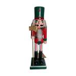Nutcracker 25CM - Green And Red Top Hat