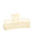 Cream Extra Large Claw Clip