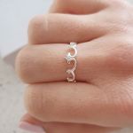 Camilla 925 Sterling Silver Cz Crown Ring - Size 8