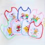 7PCS Weekly Bibs Daily No Weighted Bib Waterproof Baby Lace-up Bib Baby Bib Saliva Bib Newborn Anti-spitting Milk Towel