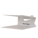 678 Mild Steel Desktop Monitor Stand Pair White