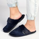 Lunara Mule Slippers - Navy - 8