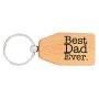Best Dad Ever Keychain Wooden Fathers Day Key Chain Father's Day Gift From Son And Daughter Fathers Birthday Gift Ideas
