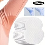 50PCS Disposable Underarm Sweat Pads - Odor Control Non-woven Fabric Invisible Armpit Guards