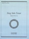 Sing Solo Tenor Sheet Music