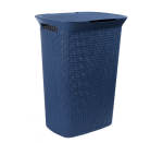 Ezy Storage Mode 57L Laundry Hamper With Lid - Blue