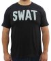 Mens Printed Swat Tee - 10XL / Black