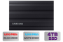 Samsung T7 Shield 4TB Portable SSD Black