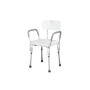 Shower Chair With Backrest And Armrest