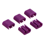 Cable Buddies Silicone Cable Ties – Purple