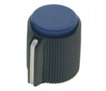 Knob-black Colour Top 6.3MM Shaft - Yellow