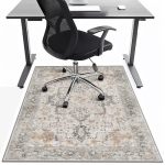 36"X48" Office Chair Mat For Hardwood Tile Floor Under Desk Carpet Protector For Rolling Computer Chair Mat Machine Washable Are