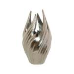 Silver Flared Vase