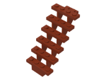 Parts Stairs 7 X 4 X 6 Straight Open 30134 - Reddish Brown