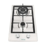 Totai 30CM 2 Burner Gas Hob Stainless Steel – 03 TS2BNRSS