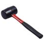 Rubber Mallet Black Harden 700G Fibreglass Handle
