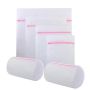 Mesh Laundry Bags Set Of 6 - Pink & White