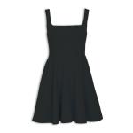 Black Square Neck MINI Dress