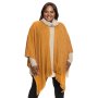 Donnay Plus Size Shimmer Cover Up Wrap - Tan/gold
