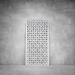 Wall Art D135 - 2000 X 1000 X 20 Indoor Matt Gold Cool White