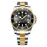 Pagani Design PD-1639 43MM - Seiko NH35 Black Gold Two-tone