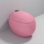 Smart Bidet Toilet Egg-shaped Ceramic