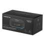 Volkano Radiant Series Alarm Clock With Wireless Charging And Speaker - Black