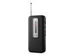 Philips Portable Am Fm Radio Battery Operated Tuning Light Excellent Reception Black TAR1506
