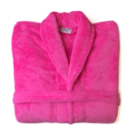 Club Classique Coral Fleece Bathrobes - Various Colours & Sizes - Lge Cerise